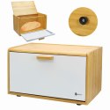 CHLEBAK BAMBUSOWY POJEMNIK NA PIECZYWO BRUNBESTE BB-4255 BIAŁY