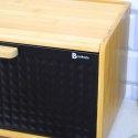 CHLEBAK BAMBUSOWY POJEMNIK NA PIECZYWO BRUNBESTE BB-4256 CZARNY
