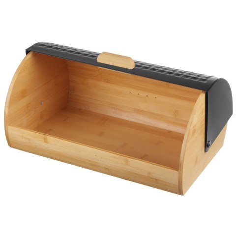 CHLEBAK DREWNIANY Z POKRYWĄ METALOWĄ + NÓŻ BRUNBESTE BB-2773