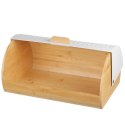 CHLEBAK DREWNIANY Z POKRYWĄ METALOWĄ + NÓŻ BRUNBESTE BB-2774