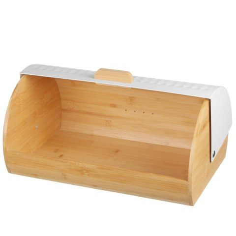 CHLEBAK DREWNIANY Z POKRYWĄ METALOWĄ + NÓŻ BRUNBESTE BB-2774