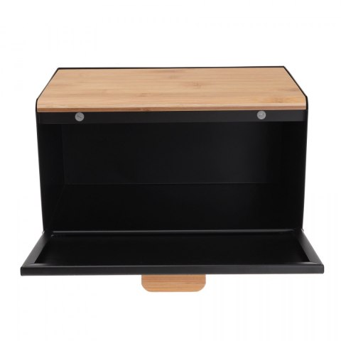 CHLEBAK STALOWO-DREWNIANY DWUSTRONNY KLAUSBERG KB-7464 CZARNY