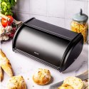 CHLEBAK STALOWY 44CM MATOWY CZARNY KINGHOFF KH-1834