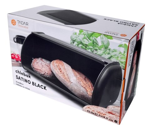 CHLEBAK STALOWY 44CM TADAR TD-4578 CZARNY