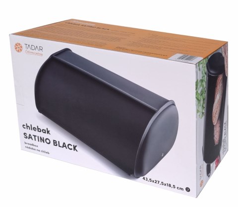 CHLEBAK STALOWY 44CM TADAR TD-4578 CZARNY