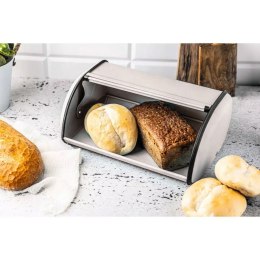 CHLEBAK STALOWY MAŁY 36CM KINGHOFF KH-1754 BEŻOWY