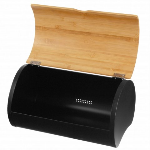 CHLEBAK STALOWY Z POKRYWĄ DREWNIANĄ BRUNBESTE BB-2738