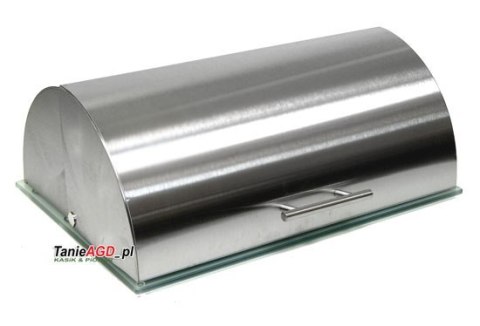 CHLEBAK STALOWY z DESKĄ SZKLANĄ INOX 3213
