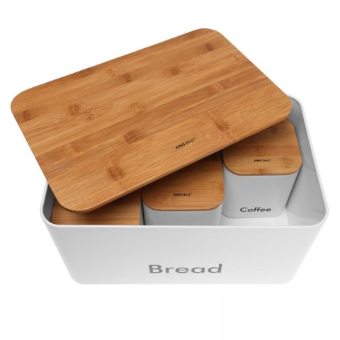 CHLEBAK W ZESTAWIE Z 3 POJEMNIKAMI KiNGHOFF KH-1026