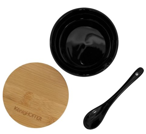 CUKIERNICA PORCELANOWA Z ŁYŻECZKĄ 350 ML KONIGHOFFER KG-4675