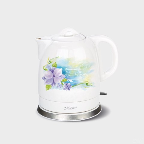 CZAJNIK CERAMICZNY ELEKTRYCZNY 1.5L 3 WZORY MAESTRO MR-066