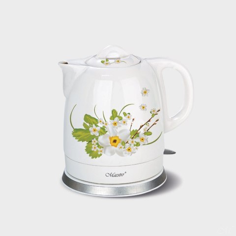 CZAJNIK CERAMICZNY ELEKTRYCZNY 1.5L 3 WZORY MAESTRO MR-066
