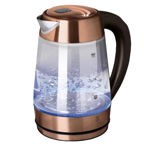CZAJNIK ELEKTR. 1.7L Z FUNKCJĄ TEMPERATURY BERLINGER HAUS METALLIC ROSE GOLD BH-9129
