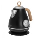 CZAJNIK ELEKTRYCZNY ZE STALI NIERDZEWNEJ 1.7L Z TERMOMETREM KASSEL 93226 CZARNY