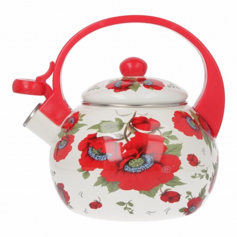 CZAJNIK EMALIOWANY 2.2L BRUNBESTE POPPY BB-2498