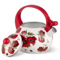 CZAJNIK EMALIOWANY 2.2L BRUNBESTE POPPY BB-2498