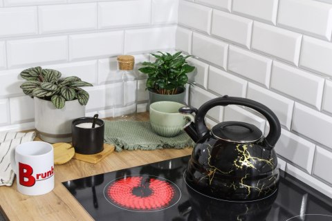CZAJNIK EMALIOWANY 3.0L BRUNBESTE MARBLE GOLD BB-4553