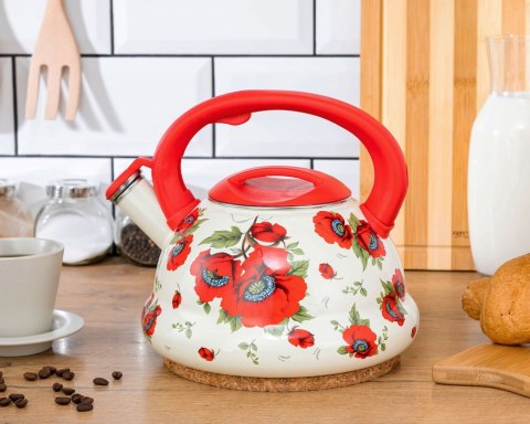 CZAJNIK EMALIOWANY 3.0L ZILNER POPPY ZL-4011-PO