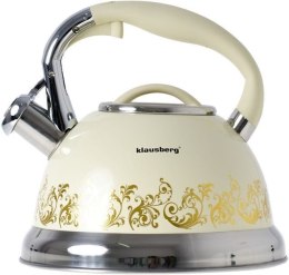 CZAJNIK LAKIEROWANY KLAUSBERG 2.8L [KB-7469] KREMOWY