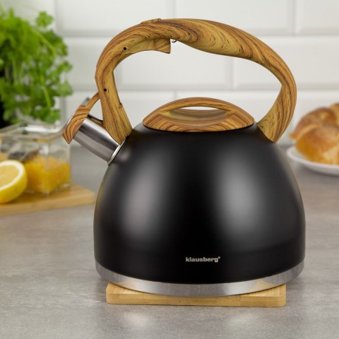 CZAJNIK STAL NERDZ. LAKIEROWANY MAT 3.0L KLAUSBERG KB-7450