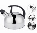 CZAJNIK STALOWY 1.5L BŁYSZCZĄCY SREBRNY KINGHOFF KH-1896