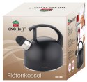 CZAJNIK STALOWY 1.5L MATOWY CZARNY KINGHOFF KH-1897