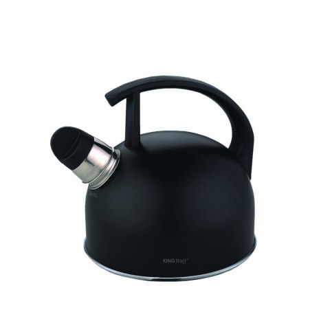 CZAJNIK STALOWY 1.5L MATOWY CZARNY KINGHOFF KH-1897
