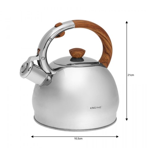 CZAJNIK STALOWY 2.0L POŁYSK KiNGHOFF KH-3782