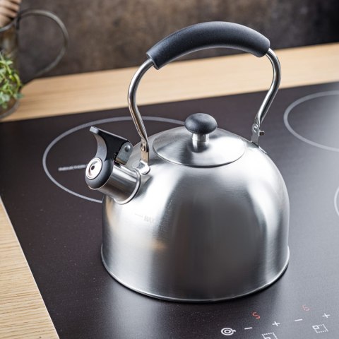 CZAJNIK STALOWY 2.5L INDUKCJA KINGHOFF KH-1859 SREBRNY