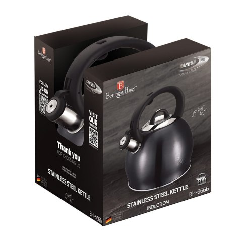 CZAJNIK STALOWY 3.0L BERLINGER HAUS CARBON PRO BH-6666