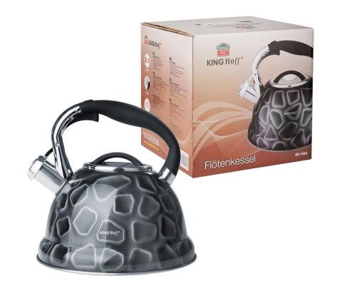 CZAJNIK STALOWY 3D EFFECT KiNGHOFF 2.7L KH-1064