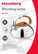 CZAJNIK STALOWY KLAUSBERG 3.0L KH-7075