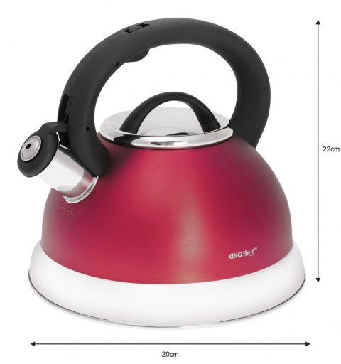 CZAJNIK STALOWY KiNGHOFF 3.0L 4-KOLOR KH-3246
