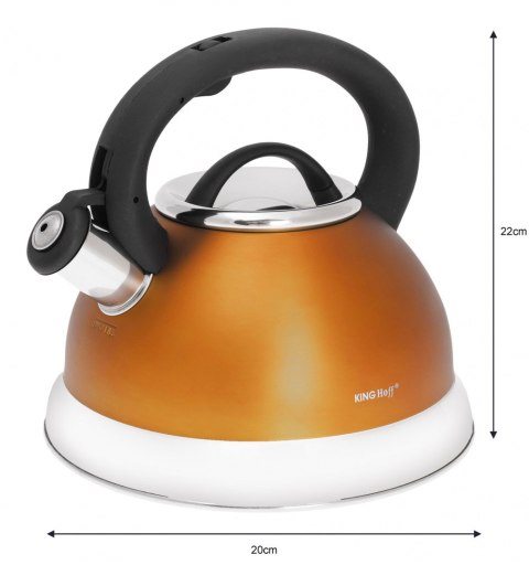 CZAJNIK STALOWY KiNGHOFF 3.0L 4-KOLOR KH-3246