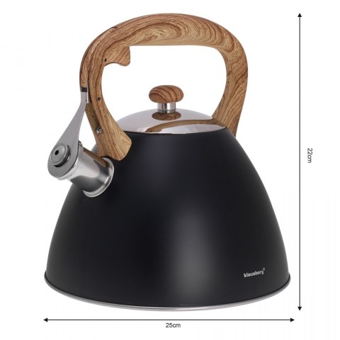 CZAJNIK STALOWY LAKIEROWANY MAT 3.0L KLAUSBERG KB-7262