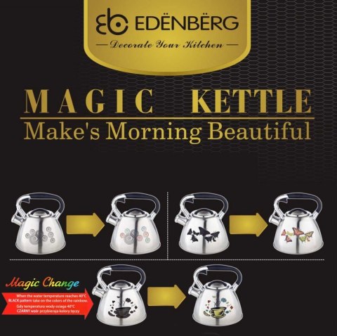 CZAJNIK STALOWY MAGIC CHANGE 3.0L EDENBERG EB-1944