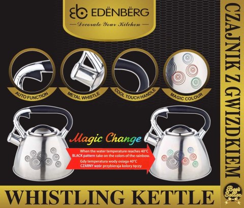 CZAJNIK STALOWY MAGIC CHANGE 3.0L EDENBERG EB-1944