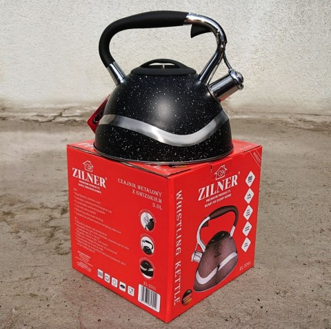 CZAJNIK STALOWY MARMURKOWY 3.0L ZILNER ZL-5701-BK