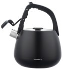 CZAJNIK STALOWY NA GAZ 2.5L INDUKCJA KLAUSBERG KB-7774 CZARNY MATOWY