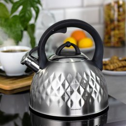 CZAJNIK STALOWY Z GWIZDKIEM 3.0L DIAMOND KLAUSBERG KB-7549