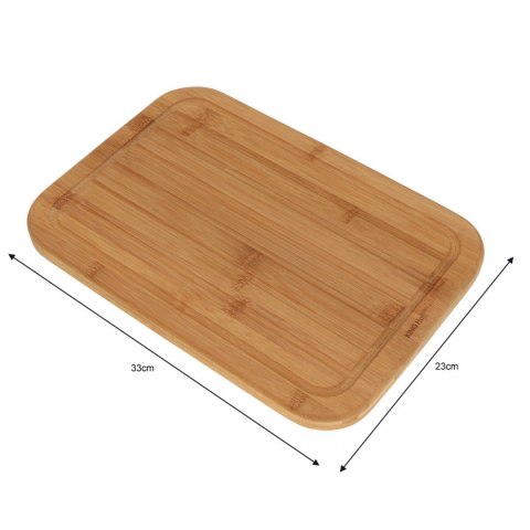 DESKA DO KROJENIA 33 X 23CM BAMBUSOWA KiNGHOFF KH-1143