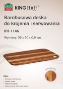 DESKA DO KROJENIA 39 X 30CM BAMBUSOWA KiNGHOFF KH-1146