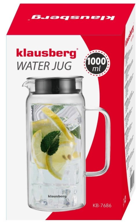 DZBANEK SZKLANY 1.0L KLAUSBERG KB-7686