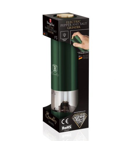 ELEKTRYCZNY MŁYNEK DO SOLI I PIEPRZU BERLINGER HAUS EMERALD BH-1976