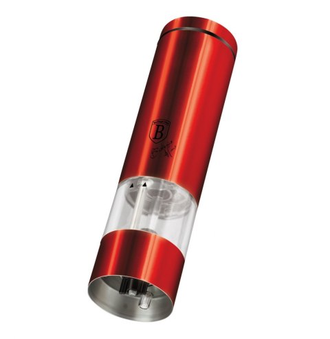 ELEKTRYCZNY MŁYNEK DO SOLI LUB PIEPRZU BERLINGER HAUS BURGUNDY BH-1907