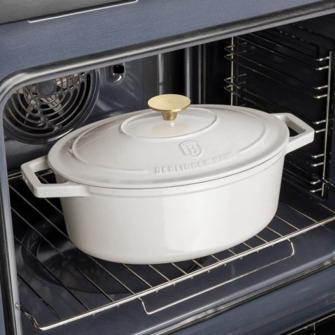 EMALIOWANA BRYTFANNA ŻELIWNA 4.65L 30CM BERLINGER HAUS STRONG MOLD SAHARA BH-6540