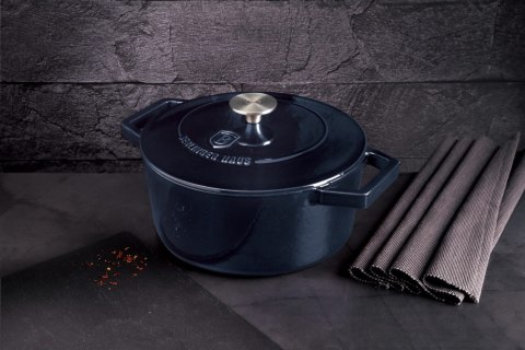 EMALIOWANY GARNEK ŻELIWNY 4.35L 24CM BERLINGER HAUS STRONG MOLD BH-6522