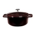 EMALIOWANY MINI GARNEK ŻELIWNY 0.65L 12CM BERLINGER HAUS STRONG MOLD BH-6496