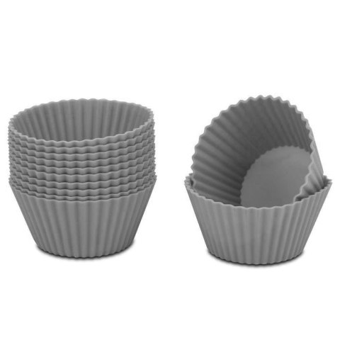 FOREMKI SILIKONOWE NA MUFFINKI 12 SZTUK 5CM BRUNBESTE BB-2975