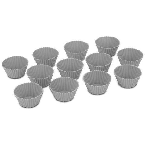 FOREMKI SILIKONOWE NA MUFFINKI 12 SZTUK 5CM BRUNBESTE BB-2975